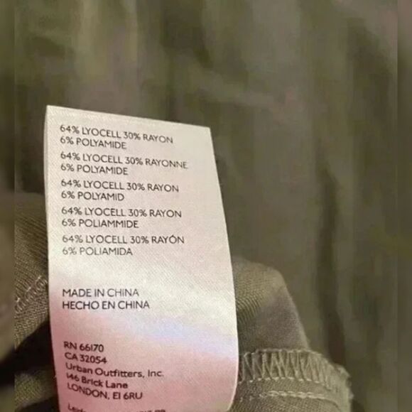 Anthropologie Oversized Green Utility Ruffle Jacket Size Small Medium - Picture 13 of 15